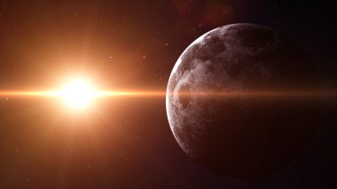 Yüksek kaliteli ay görüntü. Nasa tarafından döşenmiş bu görüntü unsurları