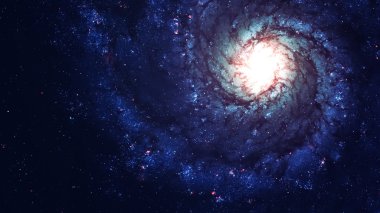 Harika sarmal gökada Dünya uzak birçok ışık yılı. NASA tarafından döşenmiş öğeleri
