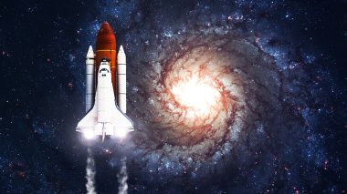 Harika sarmal gökada Dünya uzak birçok ışık yılı. NASA tarafından döşenmiş öğeleri
