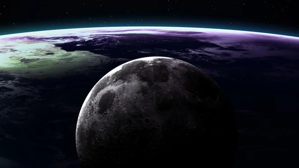 Imagen terrestre de alta calidad. Elementos de esta imagen proporcionados por la NASA — Foto de Stock
