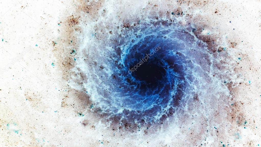 Awesome spiral galaxy many light years far from the Earth. Elements furnished by NASA