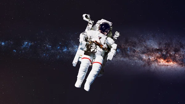 Astronaut im Weltraum. Elemente dieses von der NASA bereitgestellten Bildes. — Stockfoto