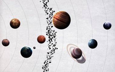 Yüksek çözünürlüklü görüntüler sunuyor güneş sisteminin gezegenleri. NASA tarafından döşenmiş bu görüntü öğelerini.
