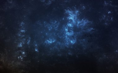 Nebulaes ve yıldız sonsuz boşluk arka plan. NASA tarafından döşenmiş bu görüntü öğelerini.