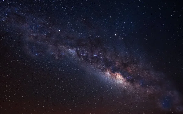 Fondo de espacio infinito con vía láctea. Esta imagen elementos proporcionados por la NASA . — Foto de Stock