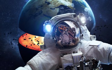 Dünya çekirdek yapısı. Nasa tarafından döşenmiş bu görüntü unsurları