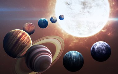Dokuzuncu gezegen Güneş Sistemi'nin açıldı. Yeni gaz devi. Nasa tarafından döşenmiş bu görüntü unsurları