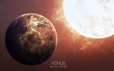 Venüs - güneş sisteminin gezegenleri yüksek çözünürlüklü görüntüler sunuyor. NASA tarafından döşenmiş bu görüntü öğelerini.