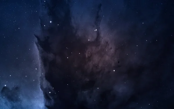 Nevel en sterren in deep space, gloeiende mysterieuze universum. Elementen van dit beeld ingericht door Nasa — Stockfoto
