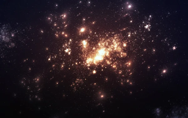 Бесконечный космический фон с туманностями и звездами. Элементы изображения предоставлены НАСА — стоковое фото