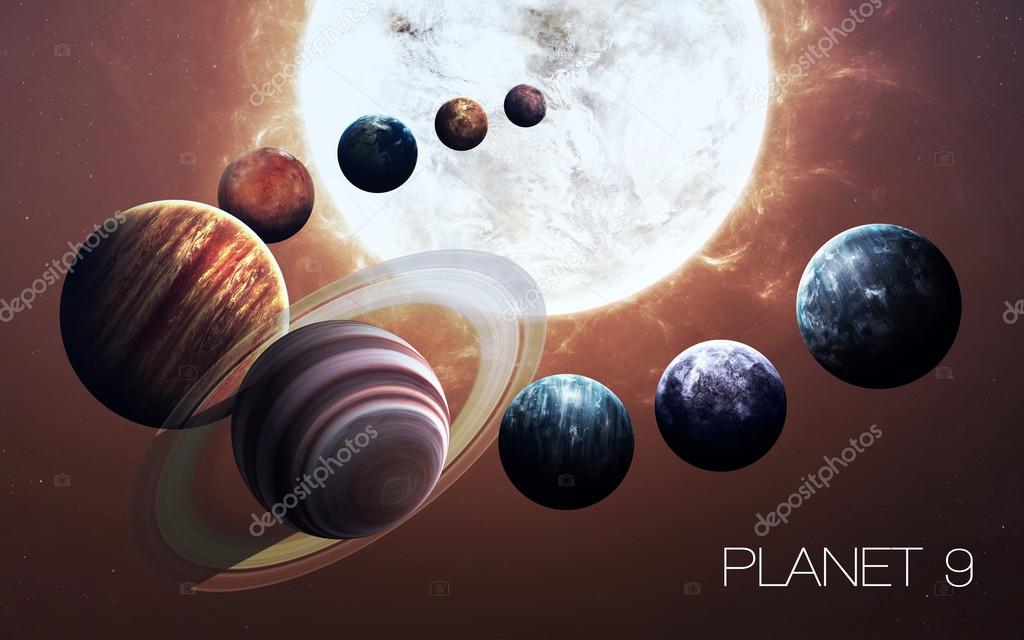 Neuvième Planète Du Système Solaire Ouvert Nouvelle Géante