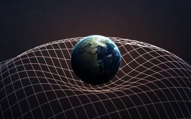 Gravitational Waves illustration. This image elements furnished by NASA