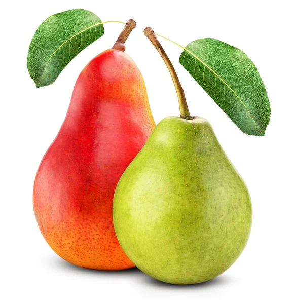 Red and green pears — Stock Photo, Image