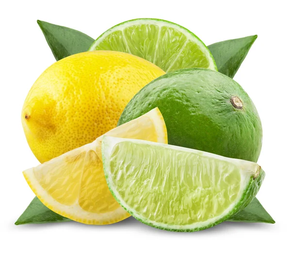 Kalk en citroen — Stockfoto