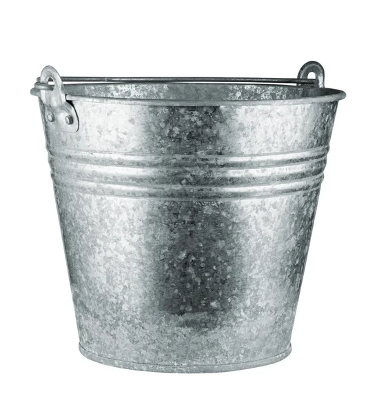 Metallic bucket — Stock Photo, Image