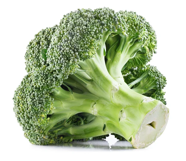 Čerstvé brokolice, samostatný — Stock fotografie