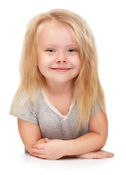 Щаслива маленька дівчинка — стокове фото