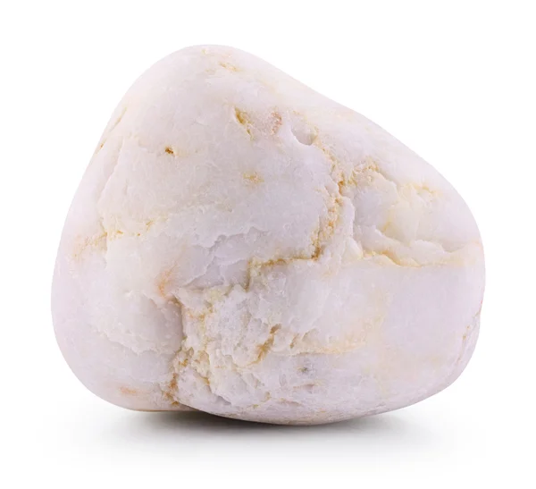 White stone isolated — Stock Photo, Image
