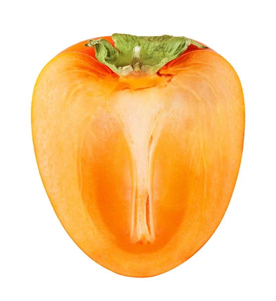 Ripe persimmon isolated — Stock Photo, Image