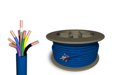 Kablo makarası üzerinde olduğunu.