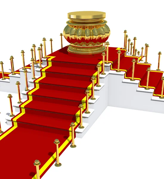 Premio está en la alfombra roja . — Foto de Stock