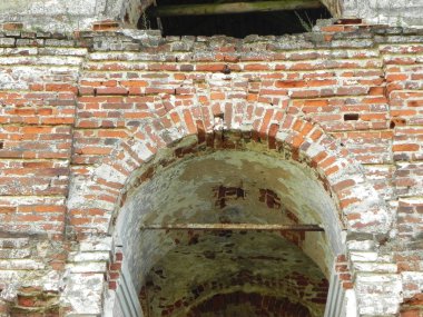 eski bir bina tuğla duvar.