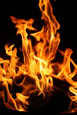 Loderndes feuer