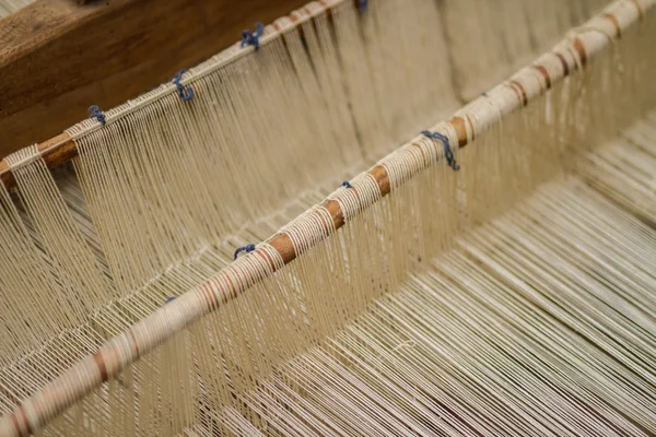 Tessitura Fili e fili di filati — Foto Stock