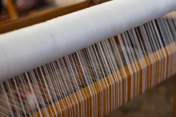 Плетіння Лось і нитка з пряжі — стокове фото