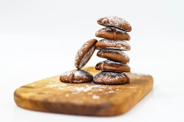 Biscoitos isolados — Fotografia de Stock