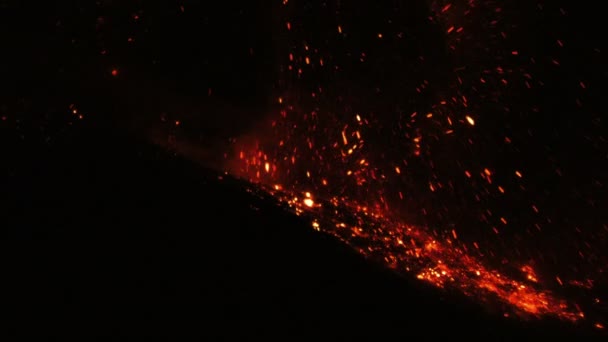 Explosion volcanique super puissante dans la nuit 
