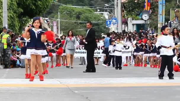 Desfile de Banos De Agua Santa Parte 5 — Vídeos de Stock