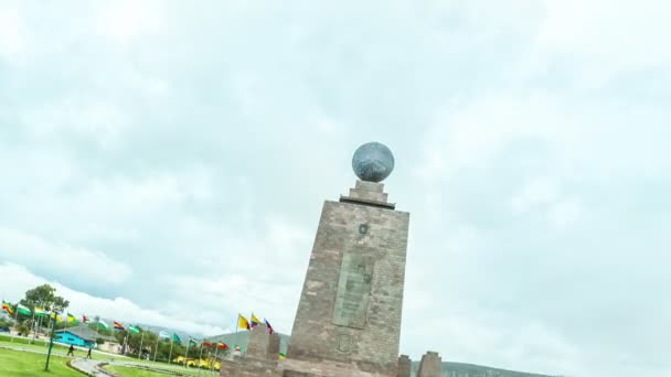 Mitad del mundo — Stockvideo