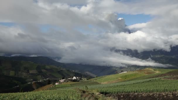 Tungurahua provinz ecuador — Stockvideo