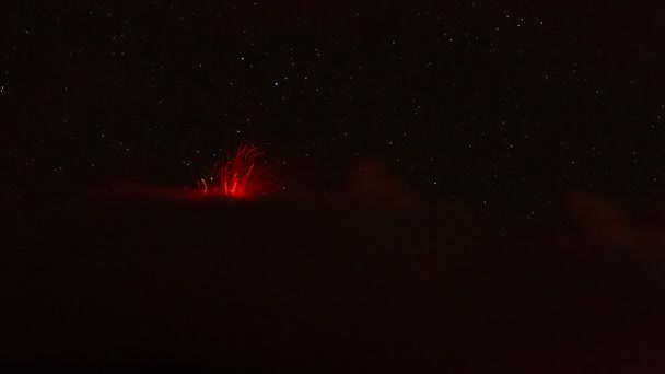 Erupce Vulkán Tungurahua — Stock video