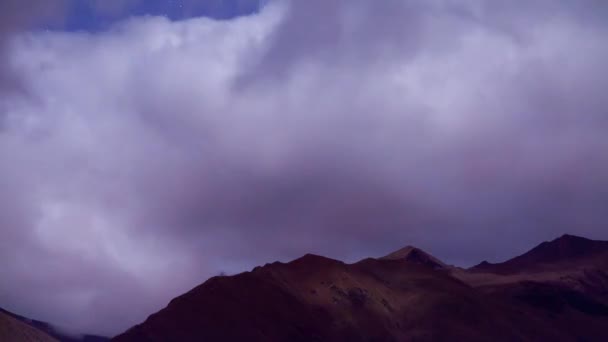 Vulcão El Altar à noite — Vídeo de Stock