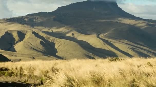 Широкий кут Корасон вулкан — стокове відео