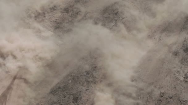 Catastrophe naturelle massive de glissement de terrain 