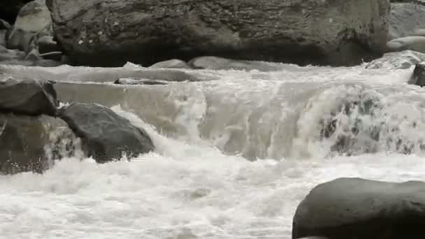 Topo rzeki prowincji Tungurahua — Wideo stockowe