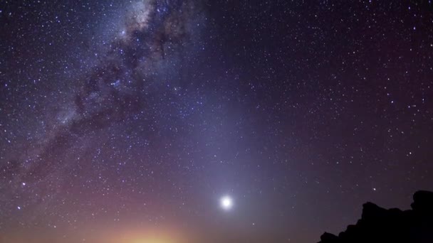 Milky Way Time Lapse — Stock Video