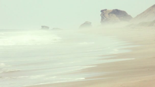 Üres Beach, ban Ecuador — Stock videók