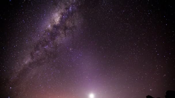 Milky Way Time Lapse — Stock Video