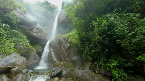 Cascade Machay Partie inférieure et supérieure Tir statique 