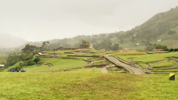 Ruínas da Ingapirca nas Terras Altas do Equador — Vídeo de Stock