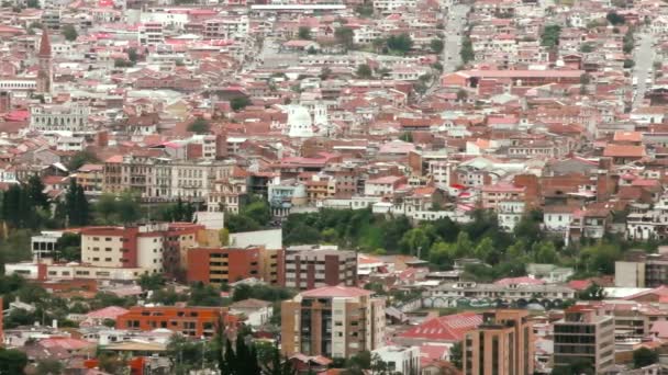 Cuenca tarihi merkezi — Stok video