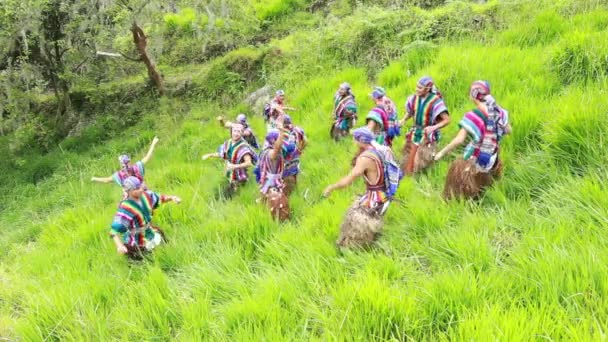 Ecuadorian Traditional Dance — Stock Video