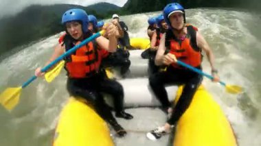 Beyaz su Rafting ekibi