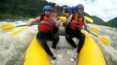 Beyaz su Rafting ekibi