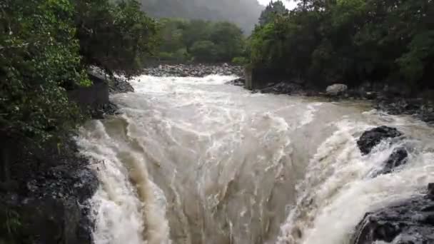 Rio Verde Grande Volume de Água — Vídeo de Stock