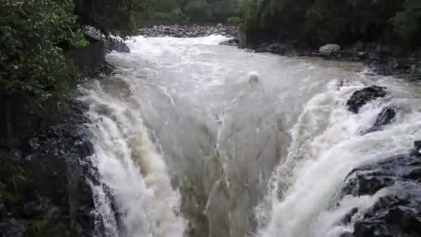 Rio Verde rivier in de winter — Stockvideo